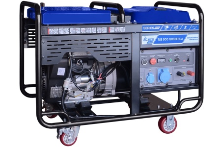 Бензогенератор TSS SGG 12000EHLA в кожухе МК-2.1